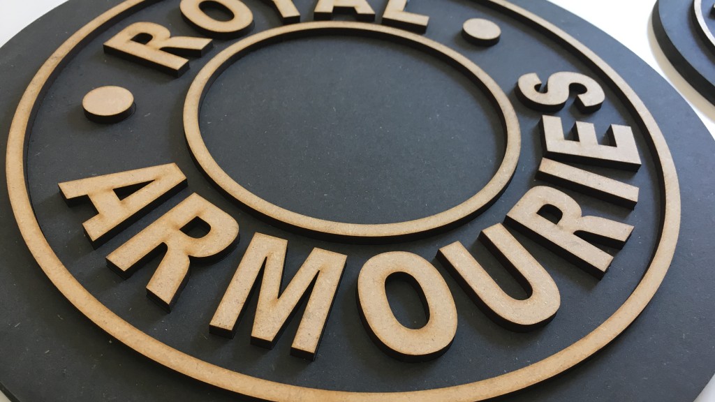 Royal Armouries Laser cut 6mm MDF for mould