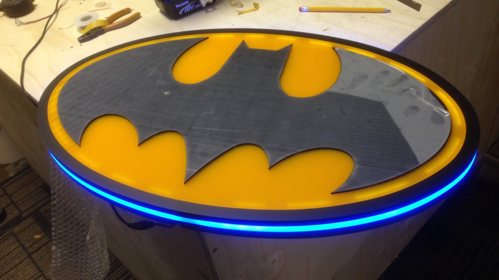 Batman Logo LED light