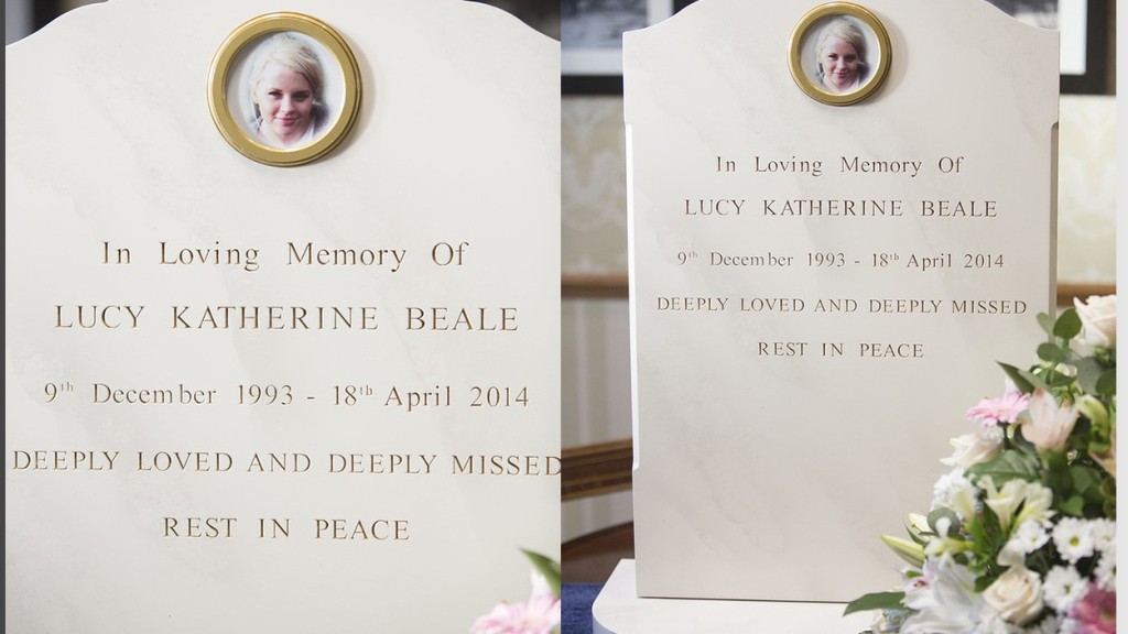 Gravestone for Lucy Beale (EastEnders)