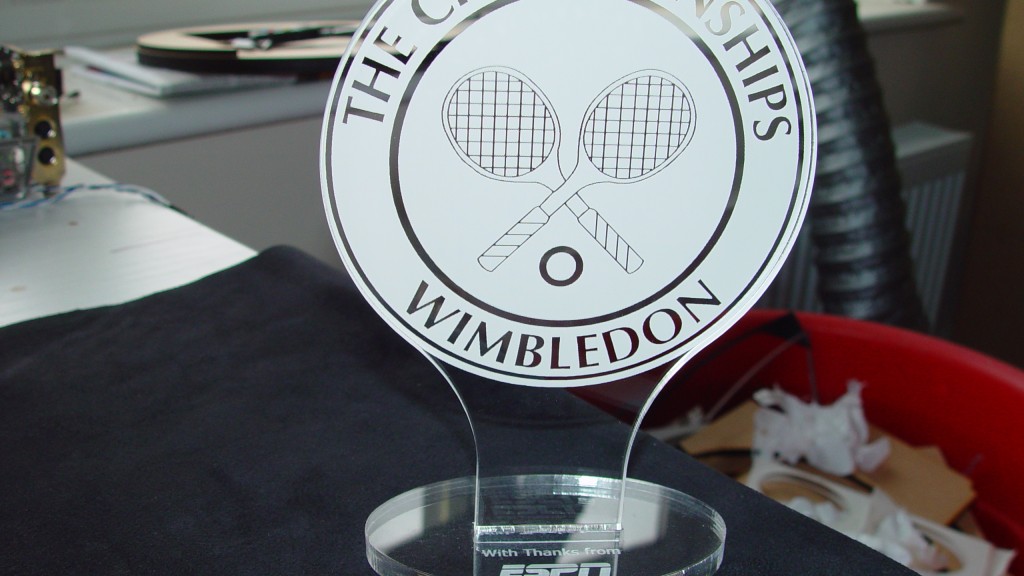 Wimbledon Plaque for ESPN - 6mm Acrylic